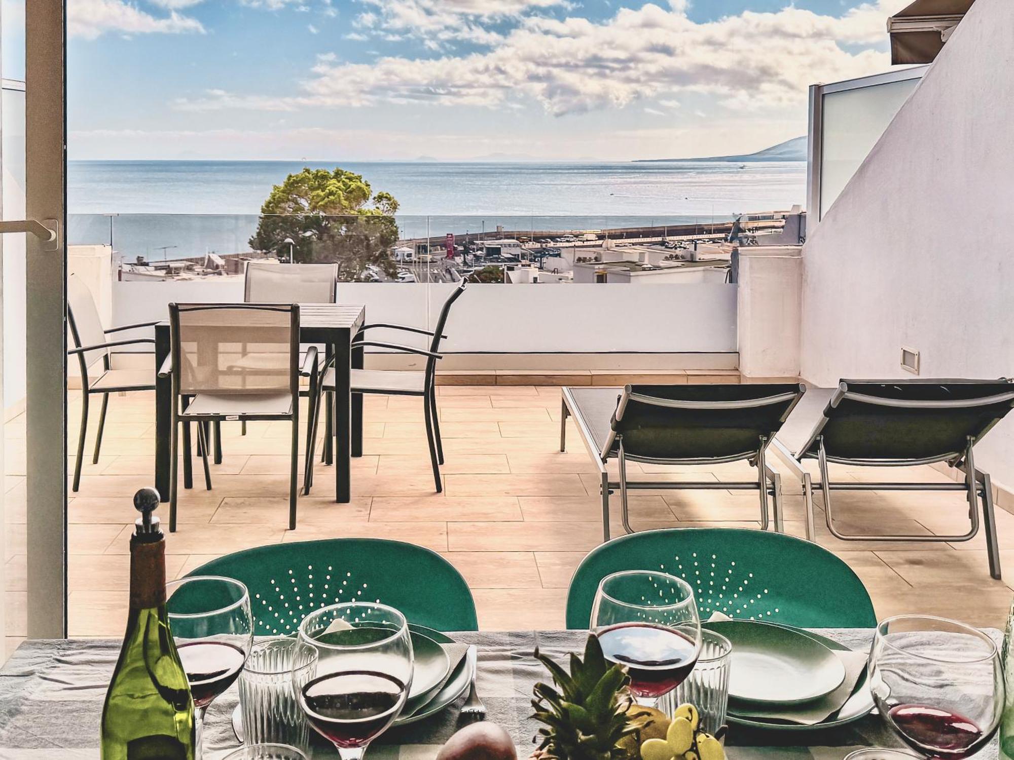 Arthouse Sea View - Acquamarina E Zaffiro Villa Puerto del Carmen  Exterior foto